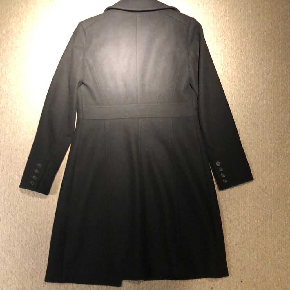 J.Crew lined black wool coat - Picture 3 of 3